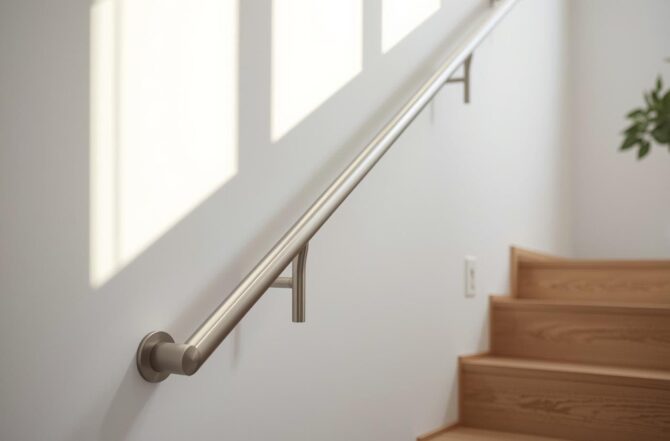 Corrimão de vidro ou inox para apartamento pequeno: qual ocupa menos espaço?