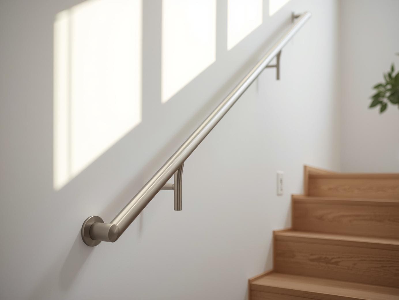 Corrimão de vidro ou inox para apartamento pequeno: qual ocupa menos espaço? Escadas de apartamento compacto exigem corrimão que não roube centímetros da largura útil nem bloqueie…