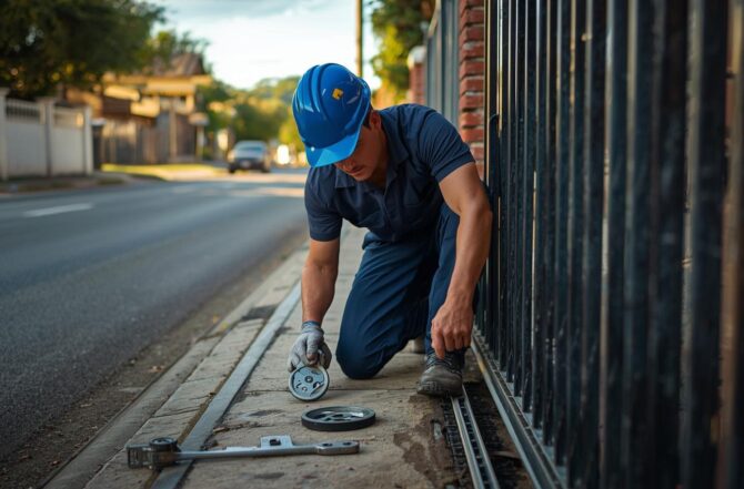 Onde consertar portão de ferro que travou na Avenida Indianópolis?
