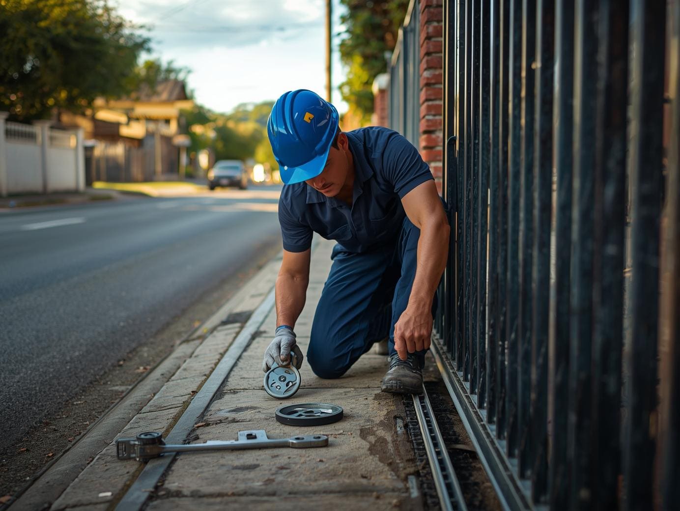 Onde consertar portão de ferro que travou na Avenida Indianópolis? Portão de ferro que trava no meio da abertura, faz barulho de “rangido” ou simplesmente…
